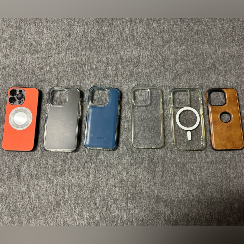6 iPhone 13 Pro cases.